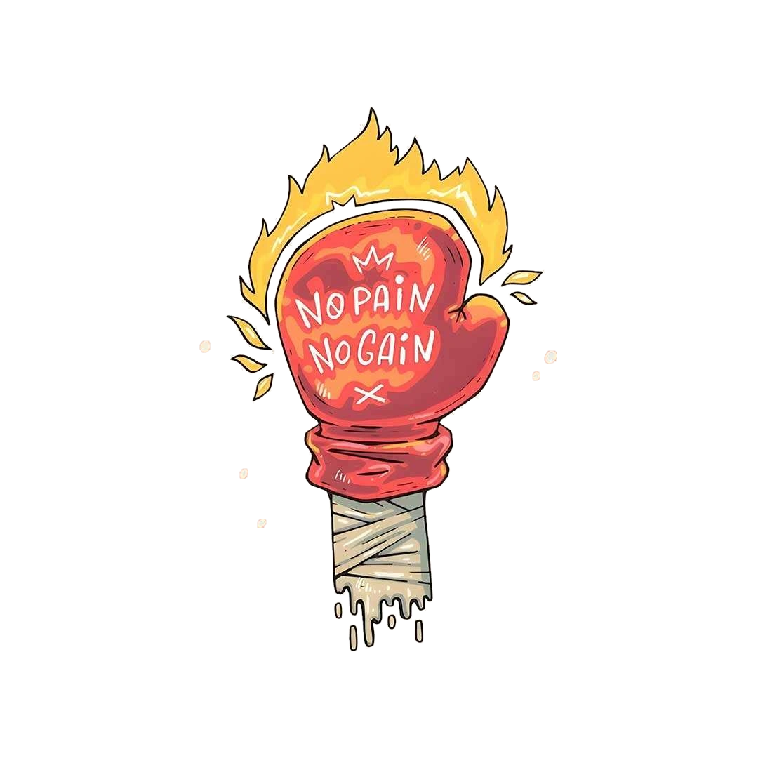 No Pain Sticker